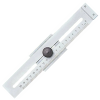 Jauge parallèle de traçage Wilmart acier chromé 250 mm