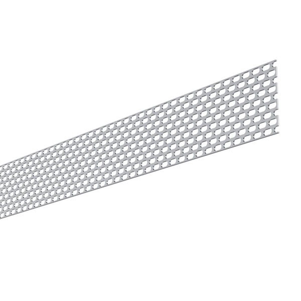 Profil de ventilation plat en aluminium pour bardage MEP - Longueur 2,5 m