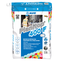 Mortier de réparation thixotrope fin à prise rapide - Planitop 400 F Mapei - Gris - sac de 25 KG