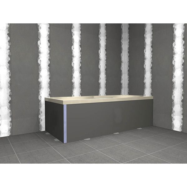 Tablier de baignoire à carreler Marmox Epoxy Board sans vérins - 1770 MMx600 MM - épaisseur 30 MM