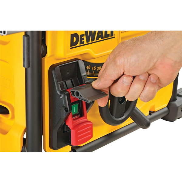 Scie circulaire sur table Dewalt DWE7485RS-QS - lame 210 mm 1850W avec piètement à roulettes