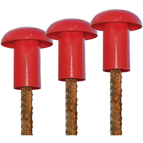 Embout de sécurité rouge pour diamètre 8 à 20 mm Sac de 125