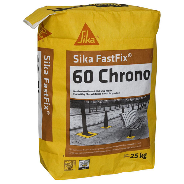 Mortier prise ultra-rapide Sika FAST FIX 60 Chrono