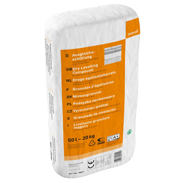 Granules d'égalisation Fermacell pour ragréage sol - Sac de 50,0 LTR