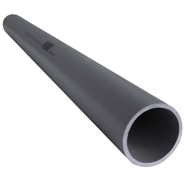 Tube évacuation PVC M1 Interplast gris Diam. 100 MM - Long. 4 ml