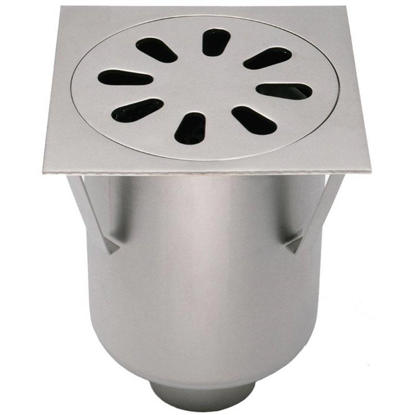 SIPHON 247X247 SORTIE VERT 100 MM 25100P