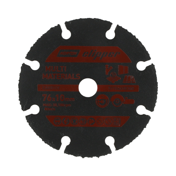 Disque Carbure Pro  Multimateriaux Ø125x2.2x22.23mm Norton Clipper