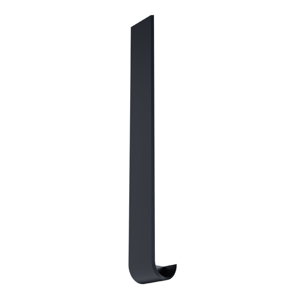 Jonction pour planche de rive Rivecel Bullnose à profil arrondi - Anthracite - Hauteur 300,00 MM