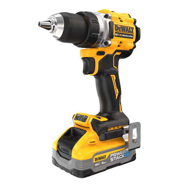Perceuse visseuse sans fil Dewalt DCD800H2T-QW - XR 18V 5Ah Li-Ion - en coffret avec 2 batteries et chargeur
