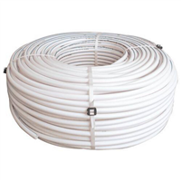 Tube PER-B - Nu Ø10x12 mm - Couronne 240m - Blanc liseré bleu - NF et QB