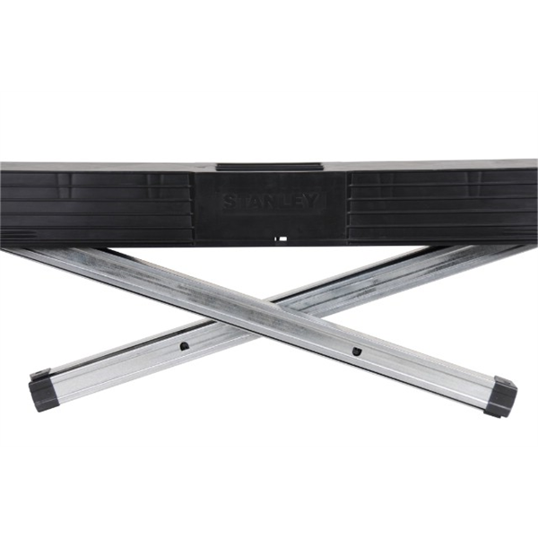 2 tréteaux pliables capacité 350 kg lot de 2 pièces