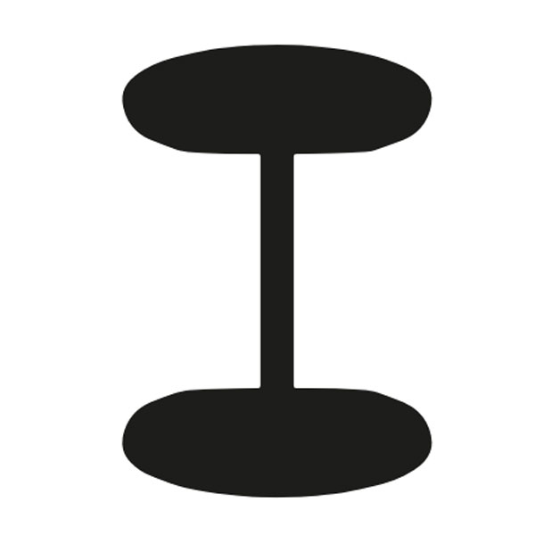 Chapeau PVC noir pour poteau à sceller Atoll+