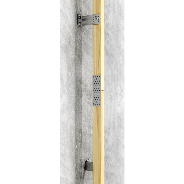 Équerre de fixation EBCN pour bardage et isolation thermique par l'extérieur - 60,0 mm x 230,0 mm x 50,0 mm - ép. 2,5 mm
