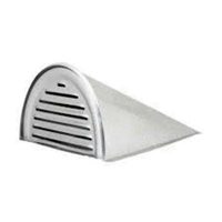 Chatière 1/2 ronde zinc