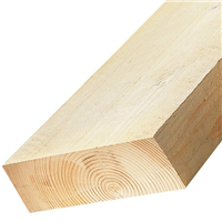 Bastaing en sapin d'import traité classe 2 - bois de charpente - 200 MM x 63 MM - longueur 3.6 M