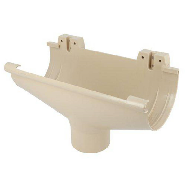 Naissance de dilatation à coller 1/2 rond développé de 25 diamètre 80 mm - couleur sable