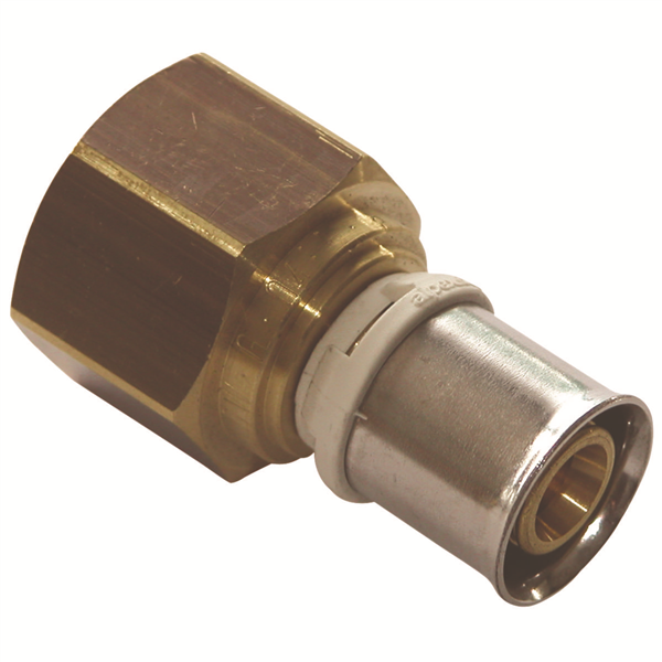 FEMELLE FIXE SERTIR 1" -40 LAITON POUR SYSTEME MULTICOUCHES *867.40.774*