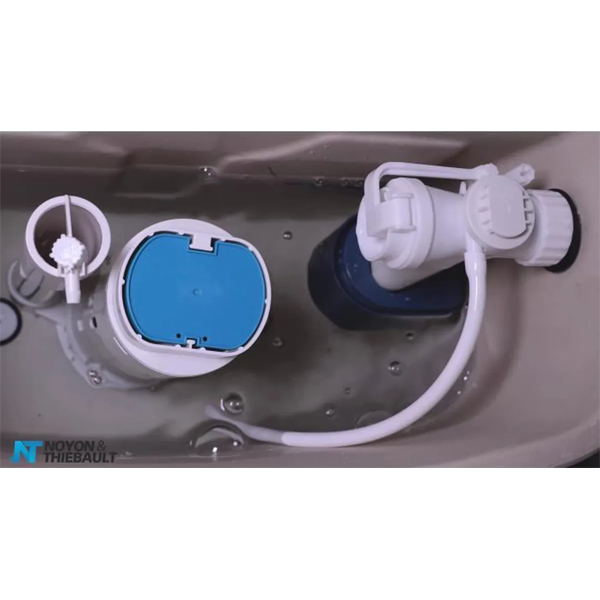 Ensemble de chasse à câble double volume 3/6l - Noyon et Thiebault - avec robinet flotteur latéral M3/8