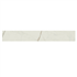 Plinthe de carrelage intérieur en grès cérame émaillé effet pierre Exigo - 60,0 CM x 7,2 CM - Calacatta