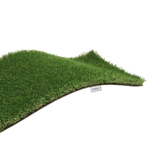 Gazon synthétique vert clair - Real C 3D Exelgreen - Garantie 10 ans - Hauteur 25,00 MM