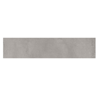Plinthe carrelage effet béton ciré en grès cérame rectifié - Matic - 7,20 CM x 60,0 CM - Gris