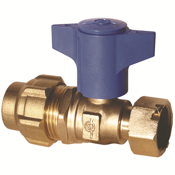 ROBINET AVANT COMPTEUR DROIT_DN15_PE25_ECROU 20X27_VERROUILLABLE