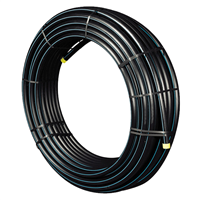 Tuyau polyéthylène pour eau potable - bande bleue - 16,0 bar - Ø25 mm - Couronne de 25,00 m