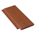 Demi-tuile béton - Nobilee - Rouge vieilli - 42 x 18.5 cm