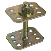 Pied de poteau réglable 30 à 90 mm