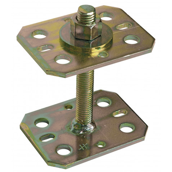 Pied de poteau réglable 30 à 90 mm