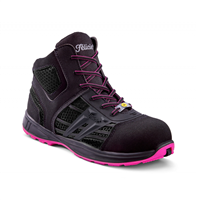 Chaussure de sécurité haute femme Hot Eris S3 AN SRA ESD Gaston Mille noir rose - Taille 38