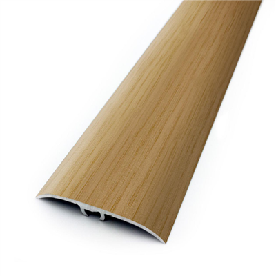 Seuil de porte multi-niveaux à fixation invisible - Plaxé Harmony Dinac - Aluminium avec film PVC chêne rustique - 41 MM x  - 93,0 CM
