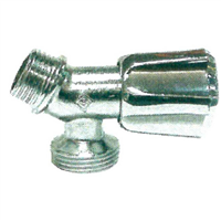 Robinet standard incliné à clapet pour machine à laver - M1/2" - M3/4