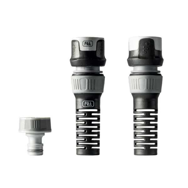 Tuyau d'arrosage Fitt Force innovant équipé diamètre 15 mm 5/8" longueur 35 mètres Bleu