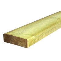 Bois d'ossature Pin du Nord raboté 4 faces C18 - Traité Classe 4 Vert - 145 MM x 70 MM - Long. 6,00 M