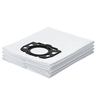 Sachet filtre ouate MV4/5/6 pour aspirateur Karcher - 4 pièces