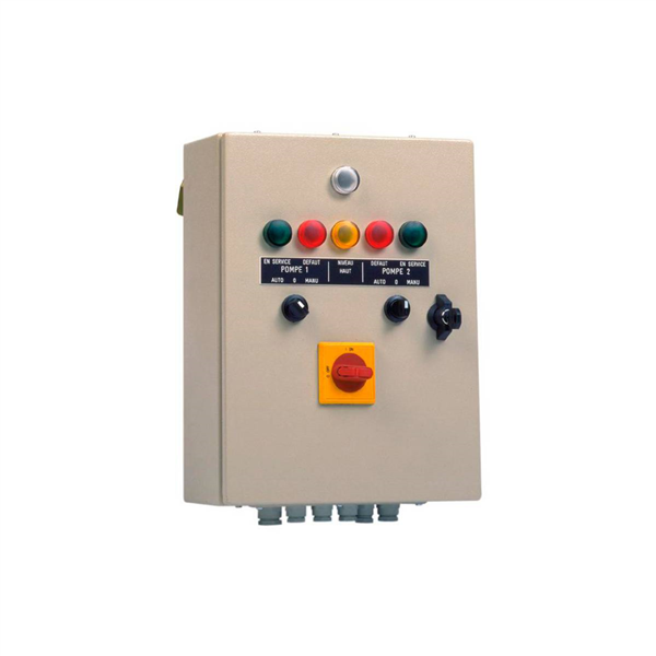 COFFRET COFFRET DE GESTION DEUX POMPES DE RELEVAGE CSR-2 TRI 2.5/4A.
