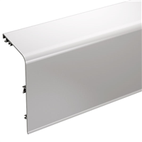 Bandeau de finition pour volet coulissant double voie - Mantion Win-Slide 11164/200 - alu brut - 2 m