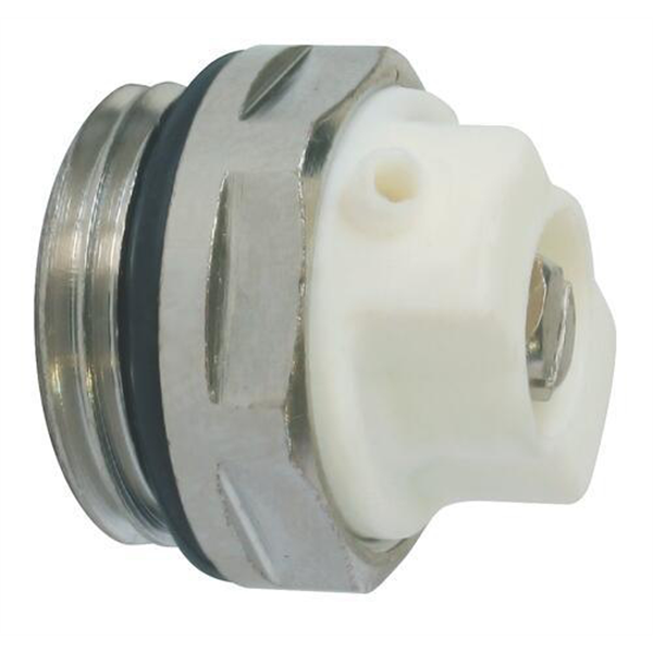 Purgeur d'air orientable laiton nickelé 1/2