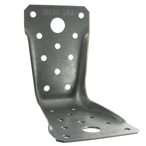 Equerre renforcé en acier galvanisé de 60x89x89mm