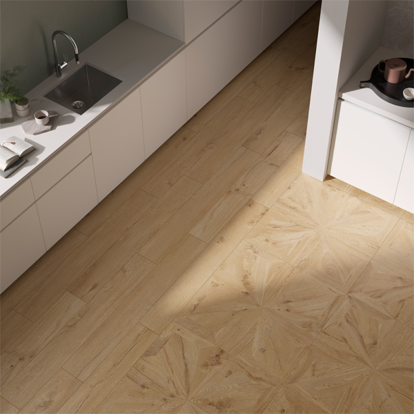 Plinthe carrelage imitation bois - Grès cérame émaillé et rectifié - Le Doghe - 120,0 CM x 6,50 CM - ép. 9,00 MM - Rovere