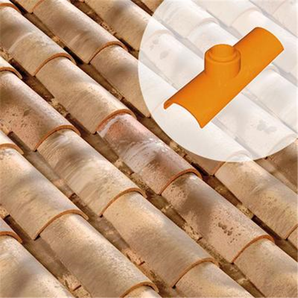 Tuile à douille 62CL - Diam.100 mm