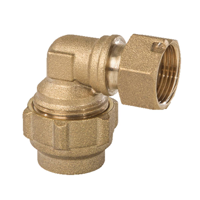 COUDE A ECROU PRISONNIER LAITON DZR_GAMME U-CAN_DIAM EXT.25_ECROU 26X34_PAR 8