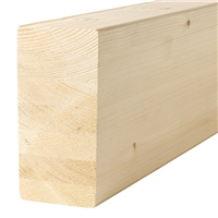 Lamellé-collé en sapin GL24H - bois non traité - 120 x 320 mm - longueur 3,00 M