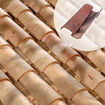 Tuile Canal Languedocienne 50 de couvert, dessus TERREAL - Castelviel