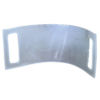 Coin de protection pour sangle d'arrimage plate maxi 50 mm en polyuréthane avec passants - Levac - 300 x 95 mm