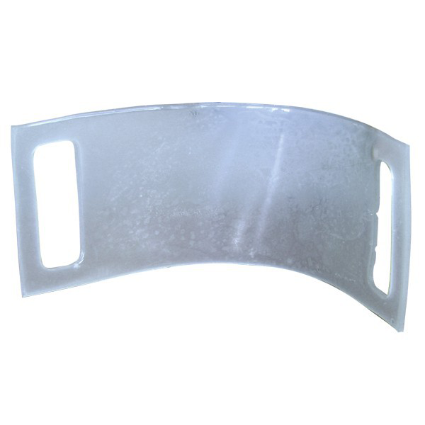 Coin de protection pour sangle d'arrimage plate maxi 50 mm en polyuréthane avec passants - Levac - 300 x 95 mm