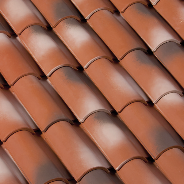 Double tuile Galléane 12 - grand moule fort galbe terre cuite - Silvacane xahara