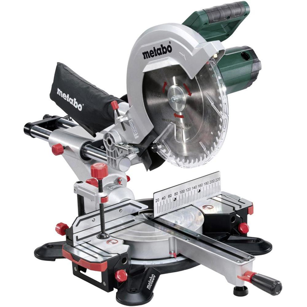 Scie à onglets radiale Metabo KGS 305 M - 1600 W - Pour lame de scie ⌀ 305 mm