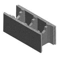 Bloc béton à bancher Seac 500 MM x 200 MM x 200 MM